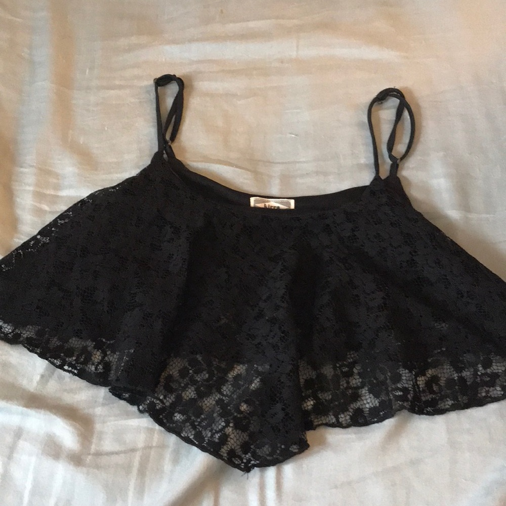 Kirra black floral bandeau top!